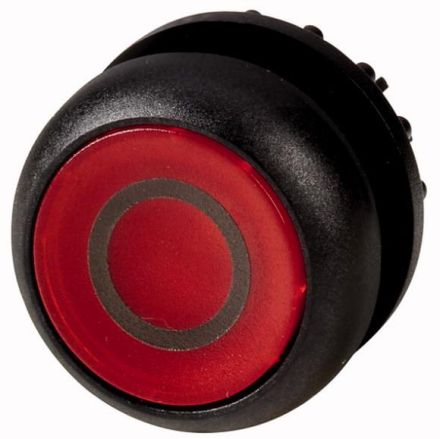 Eaton M22S-DRL-R-X0 illuminated pushbutton, flat, red 0, latching, 216958