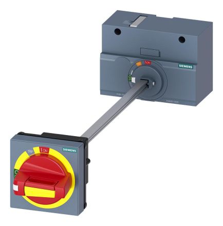 Siemens 3VA9257-0FK25 emergency stop IEC IP65 door-coupling rotary operator