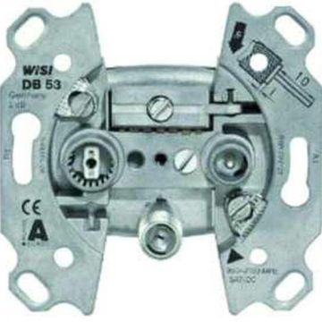 WISI DB53 SAT end socket 3-hole 2dB