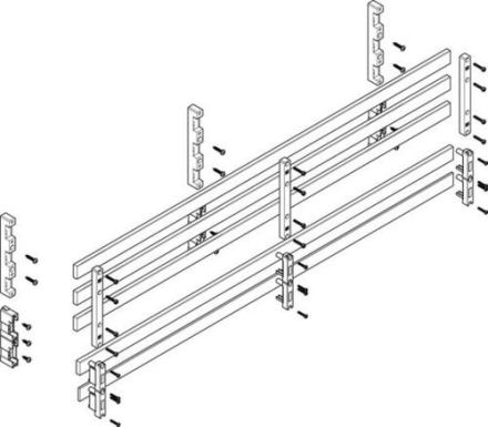 ABN deep 60mm with CU 30x10mm 5-pole 70mm busbar module (MTSC43765)