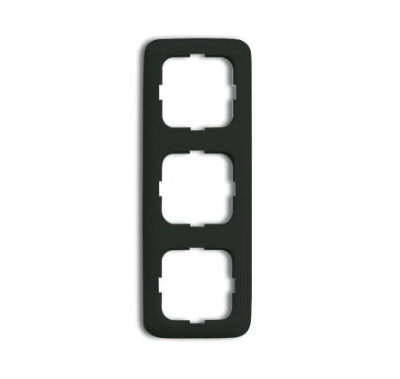 Busch-Jaeger 2513-215 cover frame, 3-way frame black