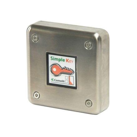 Comelit Group Germany SK9040 Standard Keyfob Card Simplekey Stainless Steel Vandal Resistant Enclosure