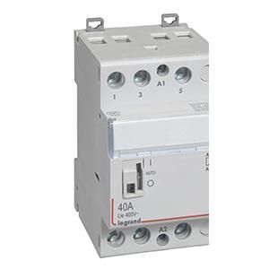 Legrand 412549 Cx3 contactor 230v 40a 3s with manual switch
