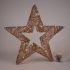 FHS 35565 LED star 30x5cm Batt. ww 20 warm white LED rose gold