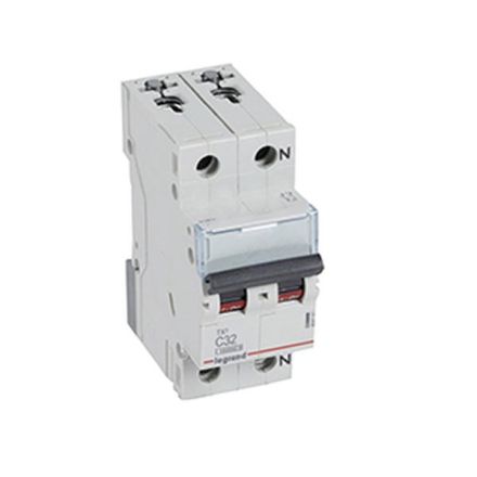 Legrand 404191 Circuit breaker TX3 C32A 1P+N 10KA 2M