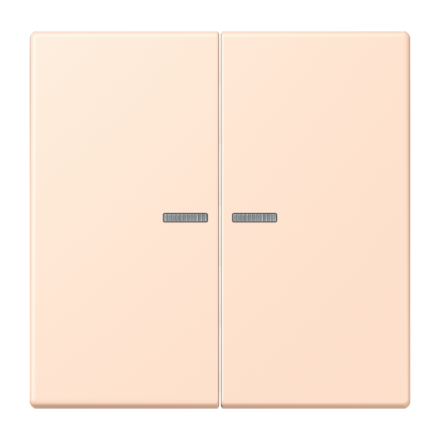 Jung LC995KO5228 rocker switch 2-way with light guide, LS series, rose pale ( LC32091 )