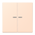Jung LC995KO5228 rocker switch 2-way with light guide, LS series, rose pale ( LC32091 )