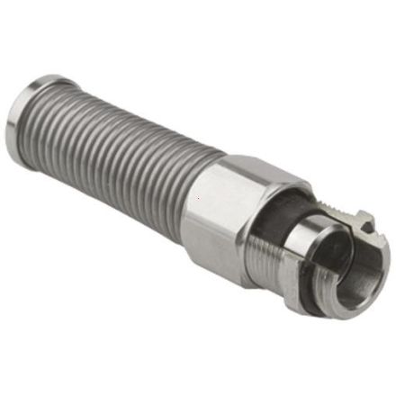 Kaiser with anti-kink spring brass 6-7.5mm AGRO cable screw connection M12, 1080.12.52.075
