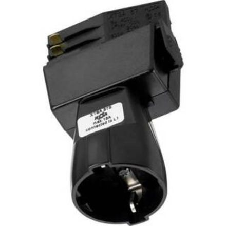 Ledxon 8101919 XTSA 67S black for GLOBALtrac Pro Schuko power outlet