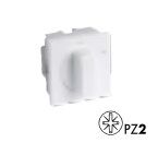 EFAPEL ROTARY SWITCH - 2 MODULES ALUMINIUM