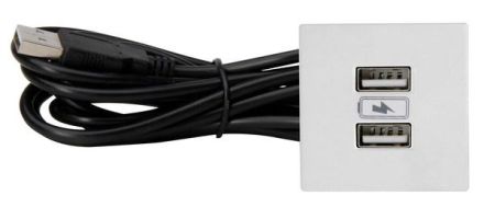Kopp 939725014 VersaPICK USB square white power strips