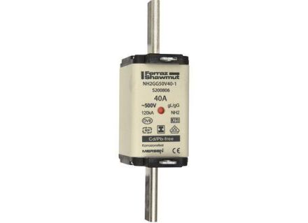 Mersen 1F247.000000 NH2GG50V40-1 40A size 2 AC500V KK gG NH fuse link