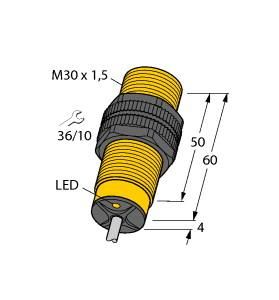 Turck 43555 NI15-S30-AZ3X Inductive Sensor