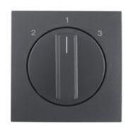 Berker 1084160600 rotary knob steps anthracite with 3-step