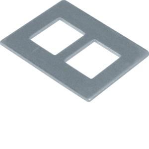 TEHALIT GTVDM012 mounting plate for GTVD2/300 2xRJ45 19, 3x14, 8