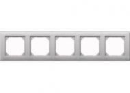 MERTEN 486560 frame 5-way aluminum M-PLAN