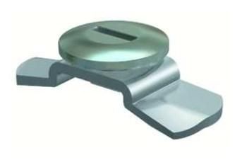 OBO Bettermann 6065309 AZDR50VA430 stainless steel rotary latch, 6065309