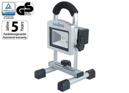 LEDINO 11140106002111 Köpenick 105 10W LED battery street light 10W Köpenick 105 52Ah silver