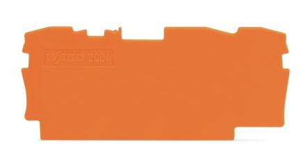 Wago 2004-1392 1mm thick orange end plate and intermediate plate