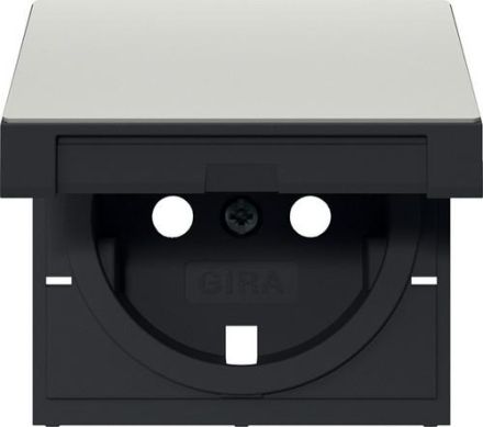 Gira 4922600 SCHUKO-SD.KD System 55 stainless steel cover