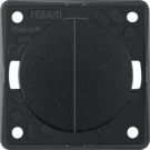 Berker 936752510 rocker switch black, glossy Integro Flow/Pure