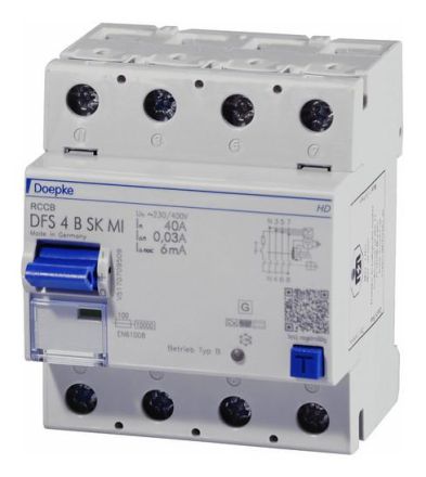 Doepke 09134892HD DFS4 040-4/0,03-B SK MI HD residual current circuit breaker