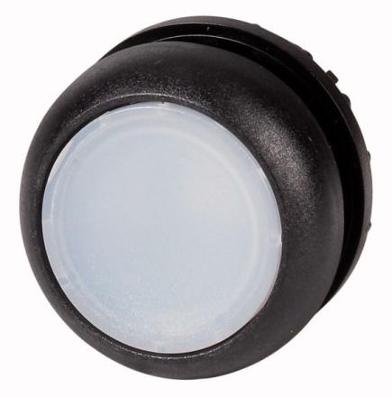 Eaton M22S-DRL-W illuminated pushbutton, flat, white, latching, 216945