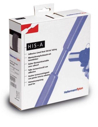 HellermannTyton 308-11800 HISA-18/6-PEX-BK heat shrink tubing