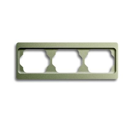 Busch-Jaeger 1723 KA-260 cover frame, 3-way frame palladium