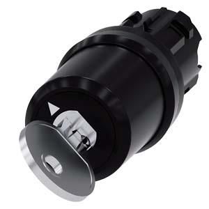 Siemens 3SU1000-5HF11-0AA0 key switch CES 22mm round O+I