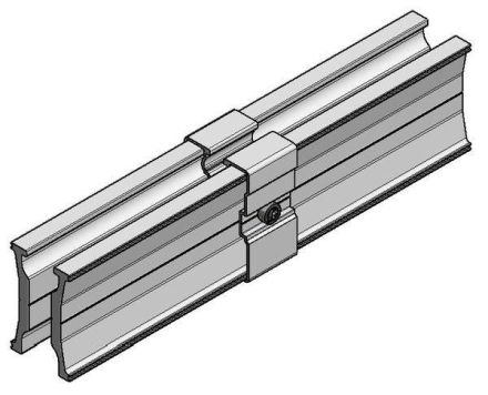 SL Rack 81160-02 Internal connector with support RAIL 60 module support profile connector