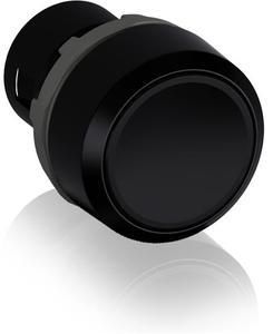 ABB Stotz-Kontakt KPR1-100B, reset button without plunger black, flat, no text CombiLine- Modular, 1SFA616160R1006