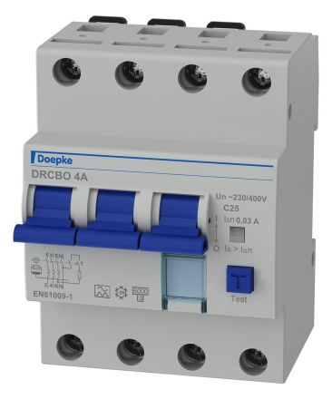 Doepke 09945126 DRCBO 4 C25/0.03/3N-A FI/LS switch