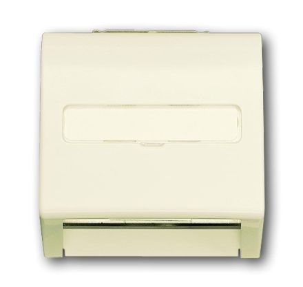Busch-Jaeger 1758-72 central plate, with support ring ivory/white
