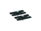 OBO Bettermann DBZ-BSUT for under-table installation, black fastening set, 6116986