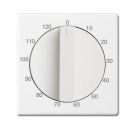 Busch-Jaeger 1771-84-103 Central plate, with rotary knob, with print studio white