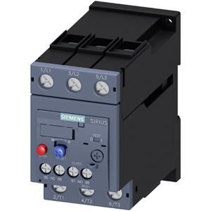 Siemens 3RU2136-4KB1 overload relay 62-73A for motor protection, single installation.