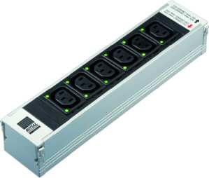 RITTAL 7856080 PSM plug-in module for busbar 6 sockets EN 60320 C13 without fuse