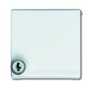 Busch-Jaeger 2118 GKSL-32 intermediate ring with hinged lid, lockable, different locking white