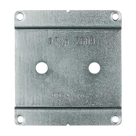 Busch-Jaeger 2609 WS mounting plate metal