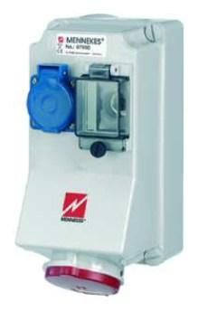 Mennekes 97990 2-way socket IP44