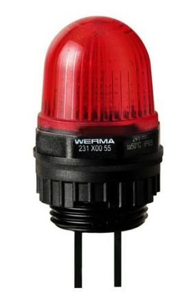 Werma 23110067 EM 115VAC RD LED permanent light