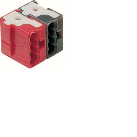 Hager TG008 bus plug terminals 2-pole red/black