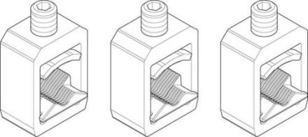 ABN NH1 35-150 qmm CU-u.ALU-Ltr (PK=3pcs.) box terminal (XASRK12)