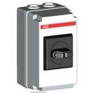 ABB Stotz-Kontakt OTDCP25S22M, DC switch disconnector 4-pole 25A with black selector handle, 1SCA125092R1001