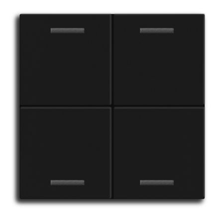 MDT BE-TAL55W406.01 rocker for touch sensor Light 55 | 4-way, neutral | matt black