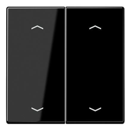 JUNG LS102PSW KNX rocker switch with arrow symbol F10 LS series | 2-way | black