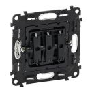 Legrand 752003 insert 3-way switch 10AX, (grey)