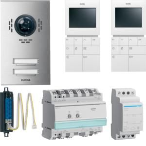 Elcom 1088628 AP color video set VSA-2 EM 2WE with BVF-510