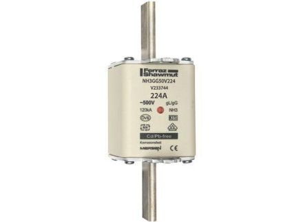 Mersen 1B373.000000 NH3GG50V224 224A size 3 AC500V KK gG NH fuse link
